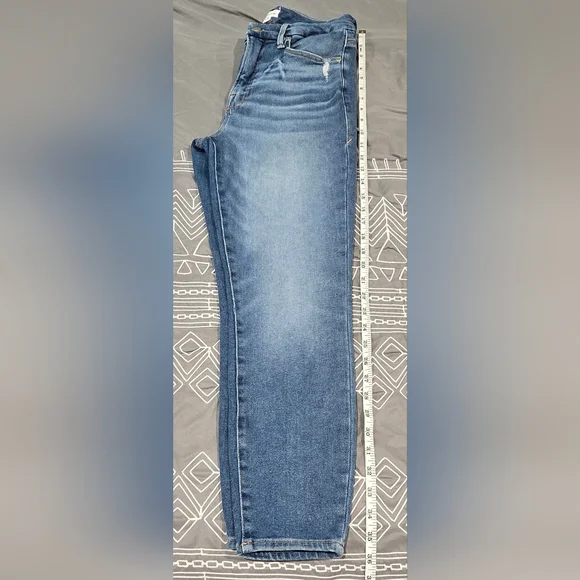 Good American High Waisted Cropped Skinny Jeans Size 8/29 - Picture 2 of 7